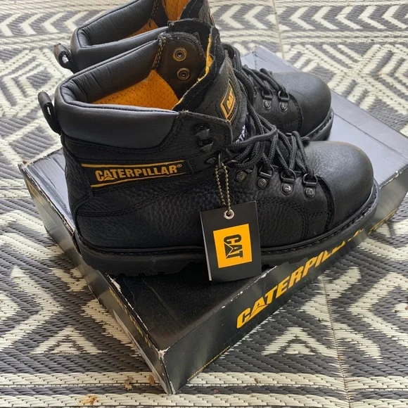Caterpillar | Shoes | Mens Caterpillar Steel Toe Work Boots  display picture 3